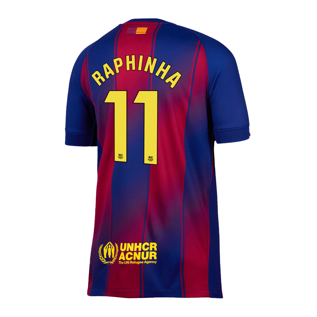 RAPHINHA #11 Εντός έδρας ποδοσφαιρική φανέλα της Μπαρτσελόνα 2025/26