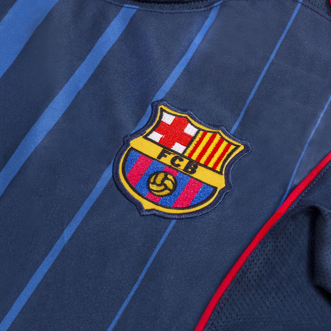 Ρετρό φανέλα Barcelona Εκτός έδρας ποδοσφαίρου 2004/05