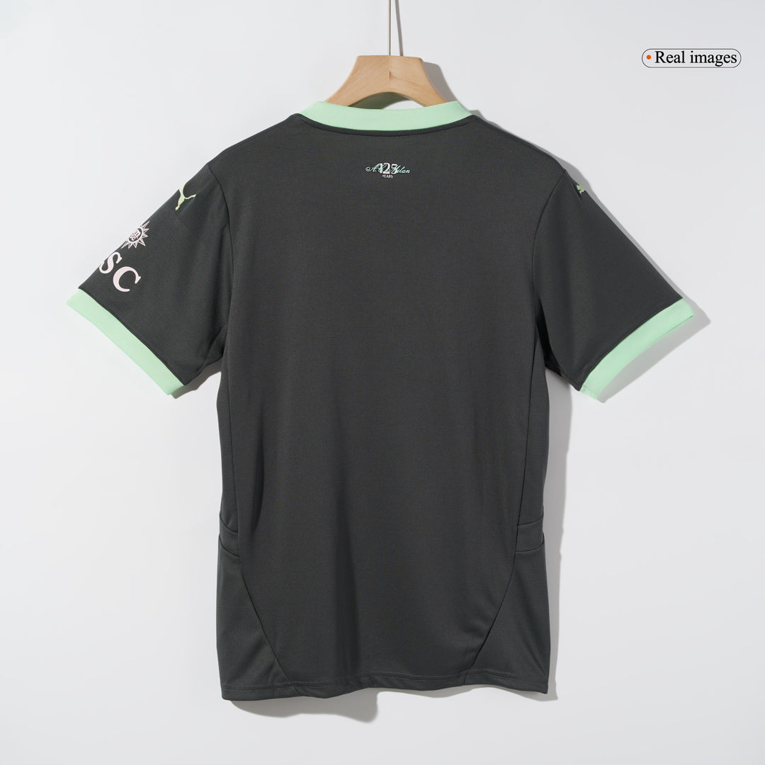 RAFA LEAO #10 Φανέλα Ποδοσφαίρου AC Milan Third Away Custom Shirt 2024/25