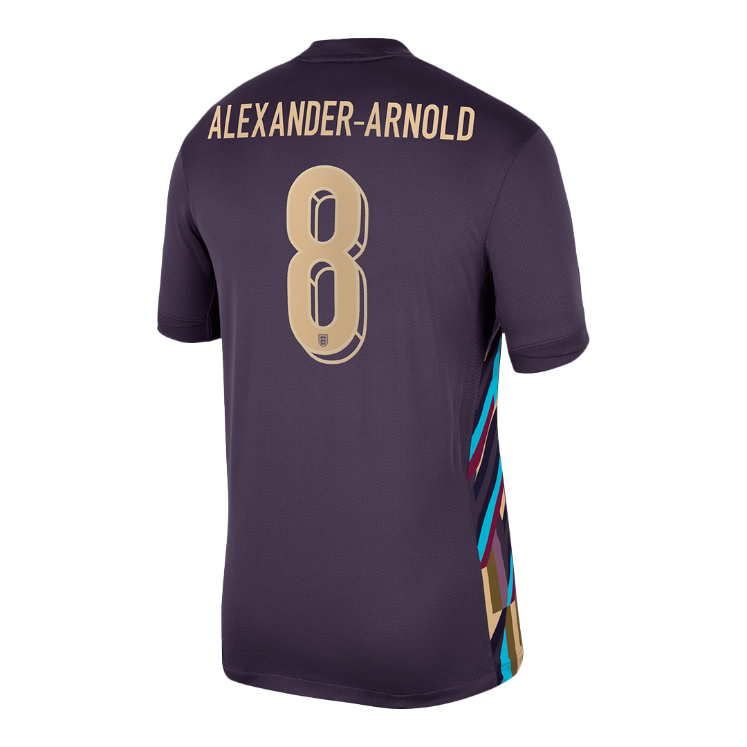 Ανδρική φανέλα ALEXANDER-ARNOLD #8 Αγγλίας εκτός έδρας ποδοσφαίρου 2024