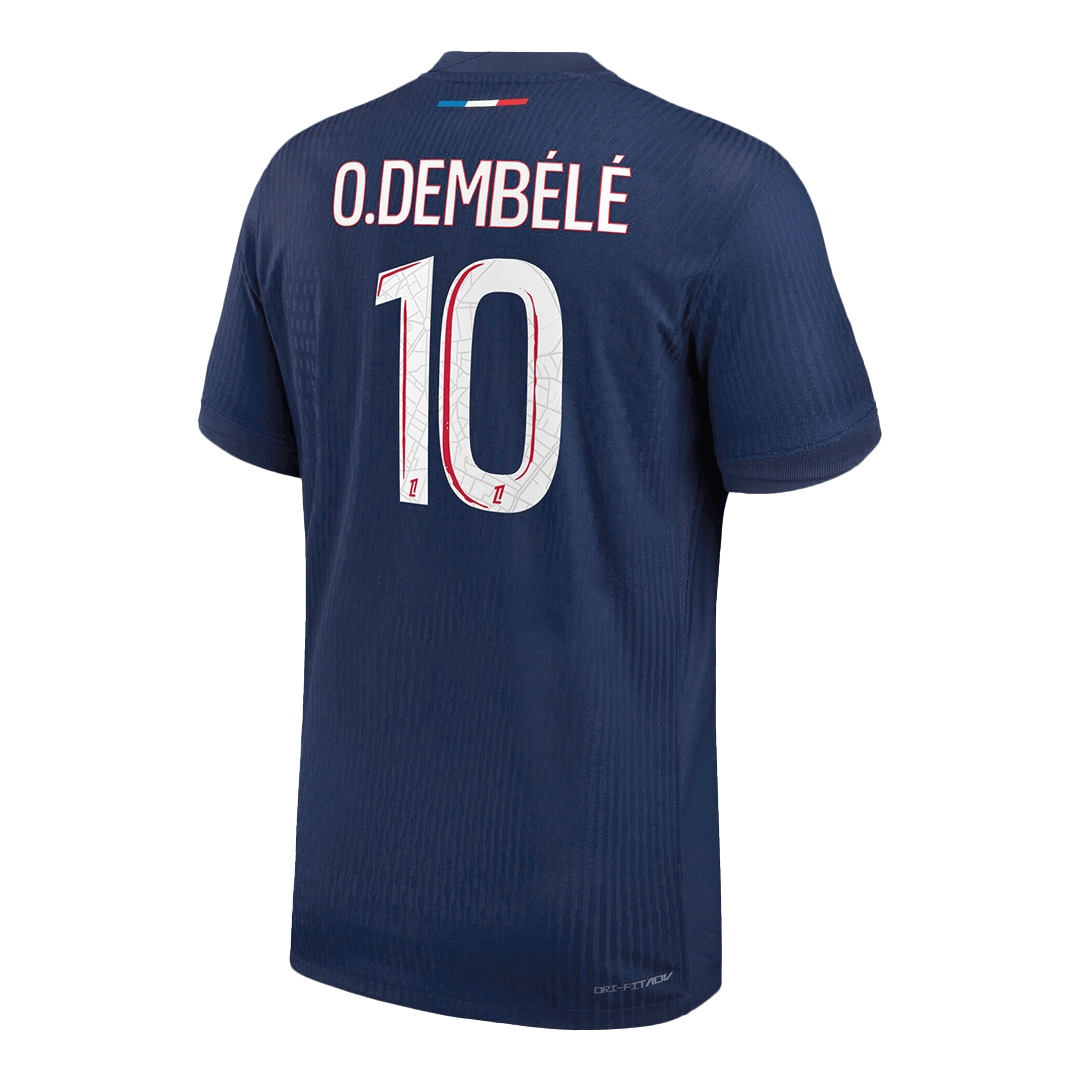 Αυθεντική ποδοσφαιρική φανέλα O.DEMBELE #10 PSG Εντός έδρας 2024/25