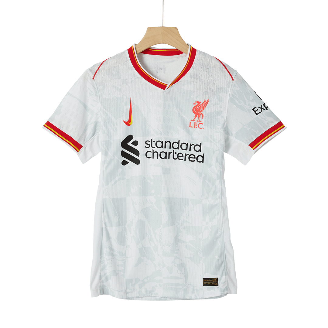 Αυθεντική ποδοσφαιρική φανέλα M.SALAH #11 Liverpool Third Away Shirt 2024/25
