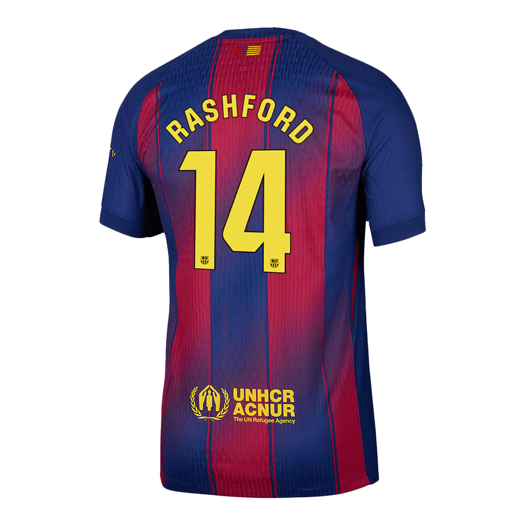 RASHFORD #14 Αυθεντική Φανέλα Ποδοσφαίρου Barcelona Home 2025/26