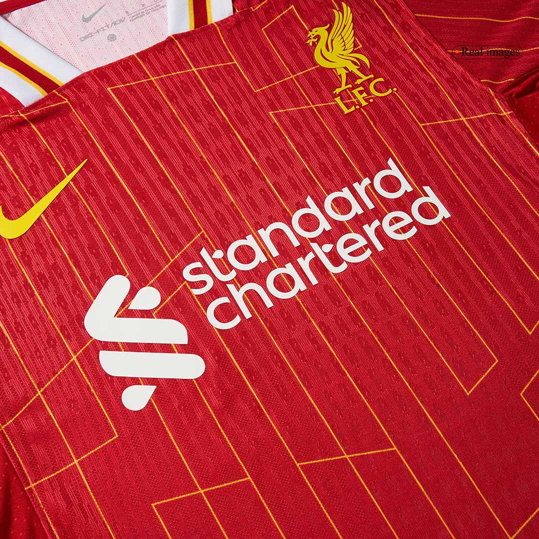 Αυθεντική ποδοσφαιρική φανέλα CHAMPIONS #20 Liverpool Home Shirt 2024/25