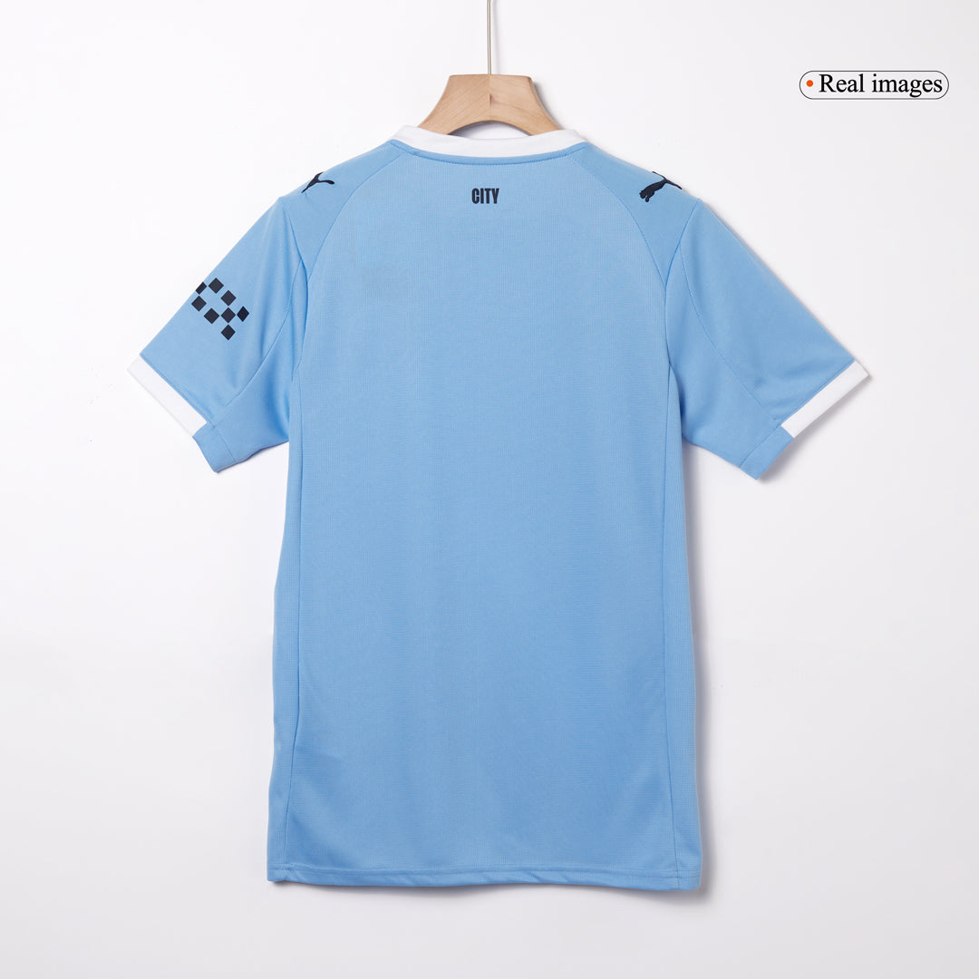 RODRIGO #16 Μάντσεστερ Σίτι Home Soccer Jersey 2025/26 Blue