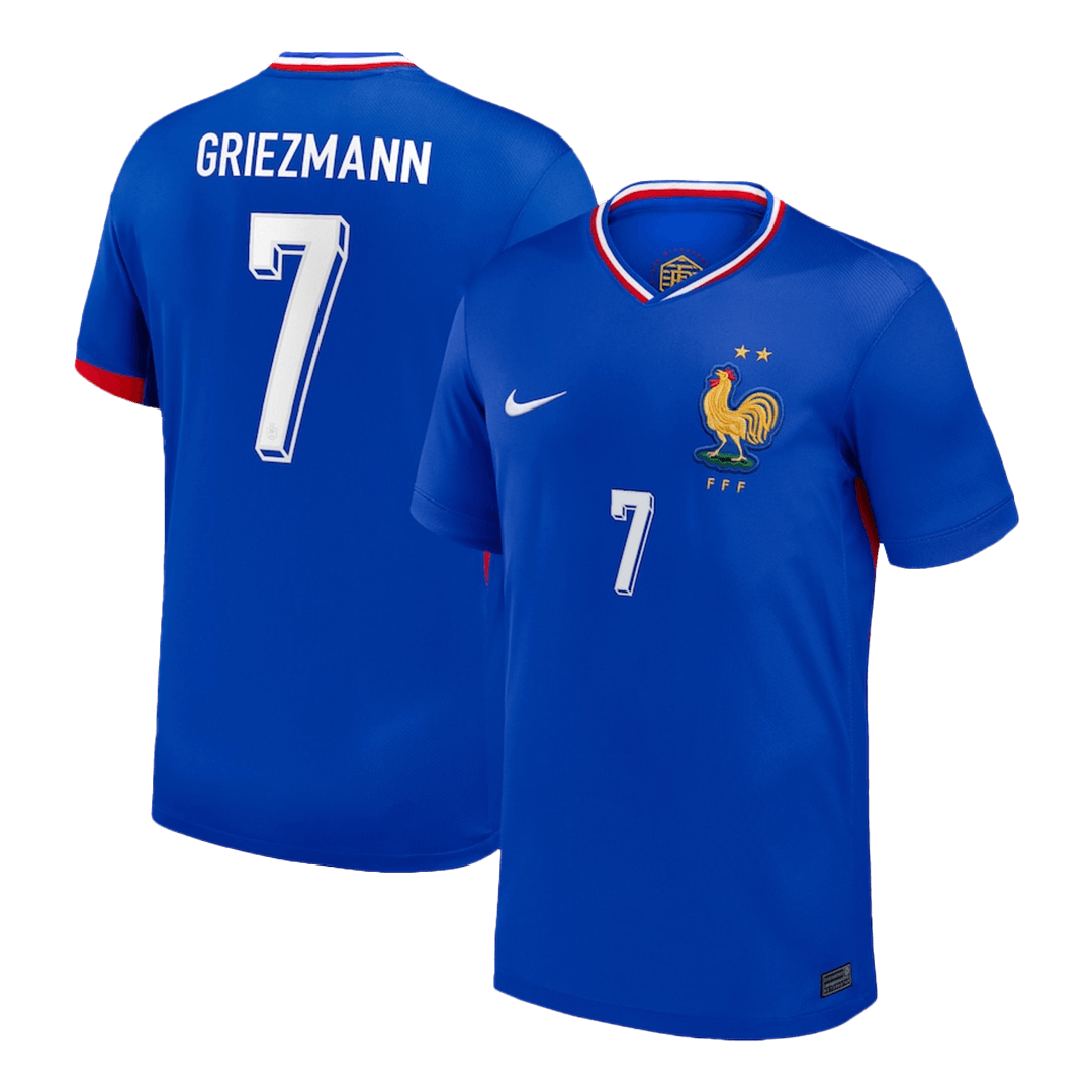 GRIEZMANN #7 Εντός Έδρας Προσαρμοσμένη Φανέλα Ποδοσφαίρου Γαλλίας 2024