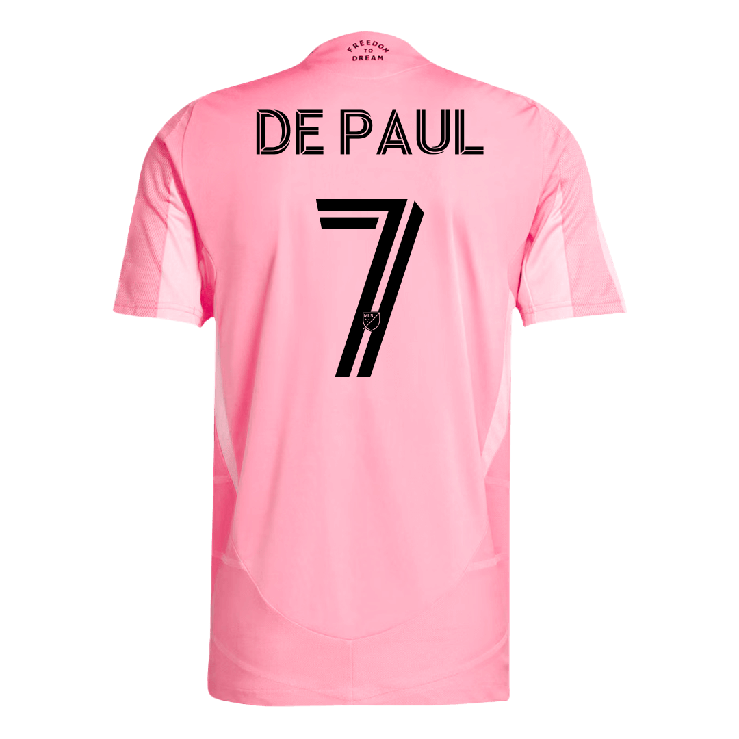 Inter Miami CF DE PAUL #7 Εντός Έδρας Αυθεντική Φανέλα Ποδοσφαίρου 2025