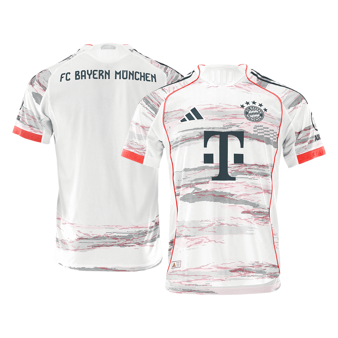 Αυθεντική ποδοσφαιρική φανέλα Bayern Munich εκτός έδρας 2025/26