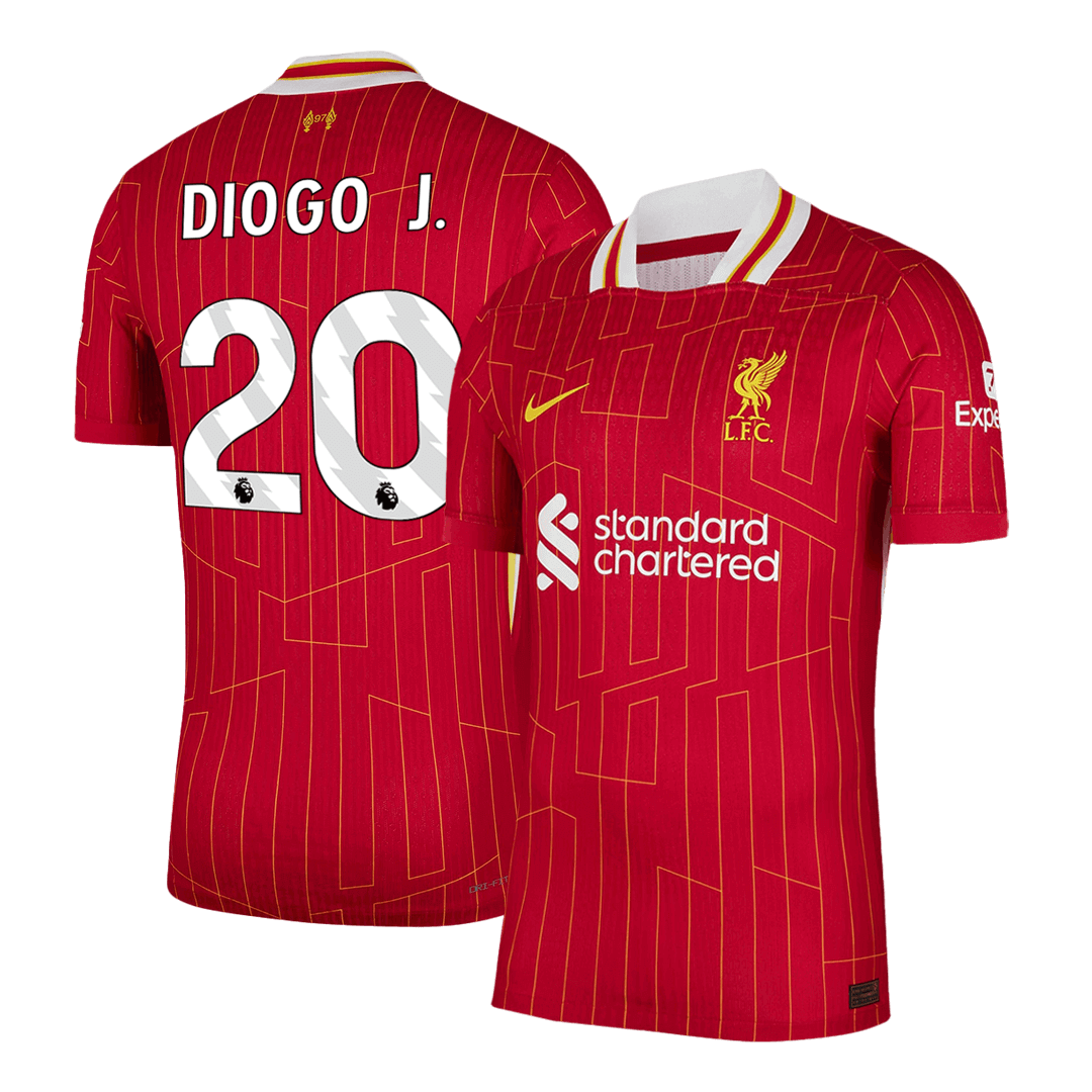 DIOGO J. #20 Αυθεντική Φανέλα Ποδοσφαίρου Liverpool 2024/25 Κόκκινη