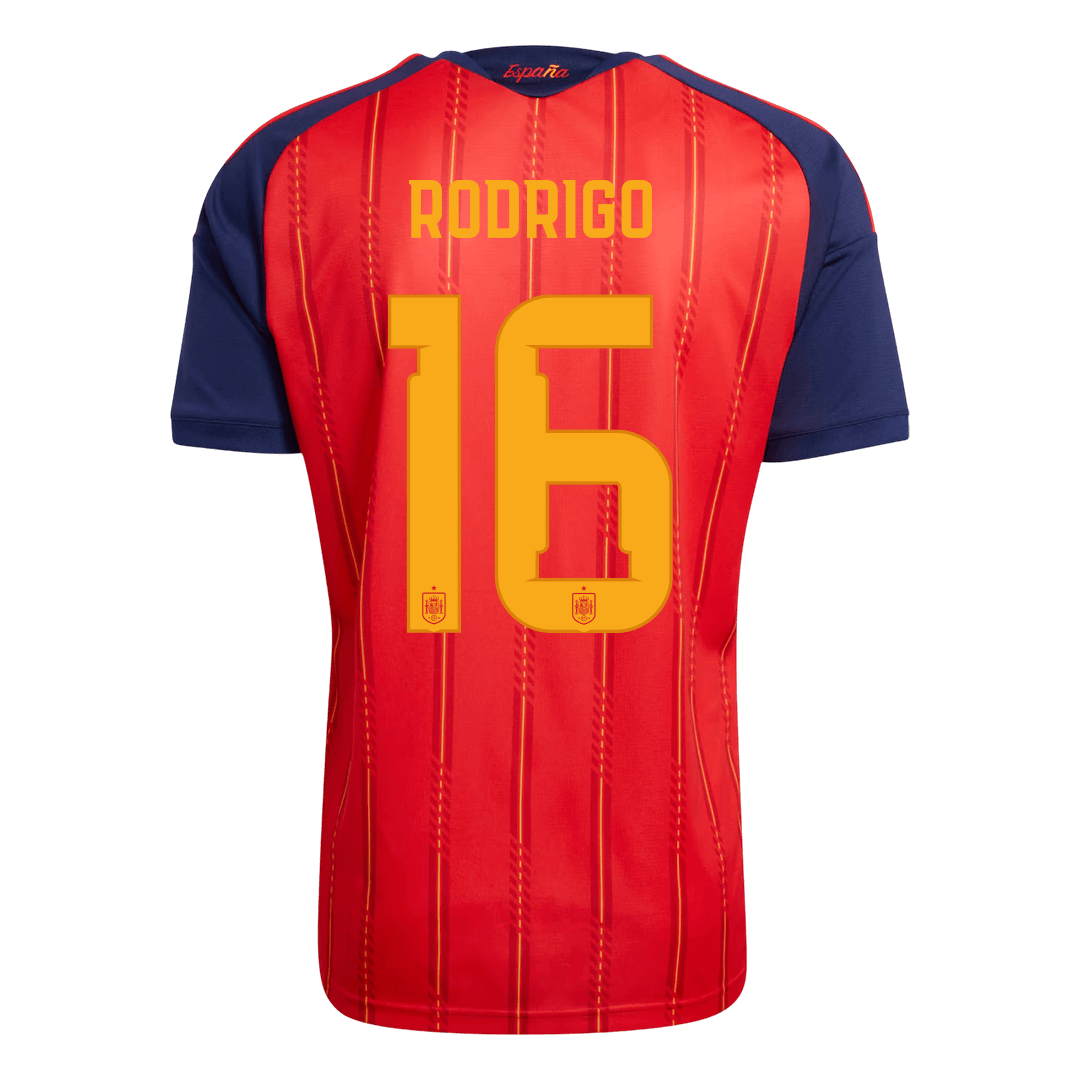 Ισπανία φανέλα Εντός Παγκόσμιο Κύπελλο 2026 RODRIGO #16 - Premium