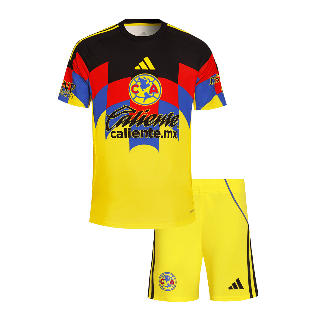 Ομάδα Club America Παιδική Εντός Έδρας Φανέλα Ποδοσφαίρου Σετ 2025/26 (Διατήρηση Ομάδας)