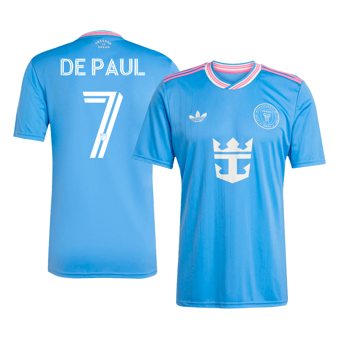 Inter Miami CF DE PAUL #7 Τρίτη Εκτός Έδρας Φανέλα Ποδοσφαίρου 2025