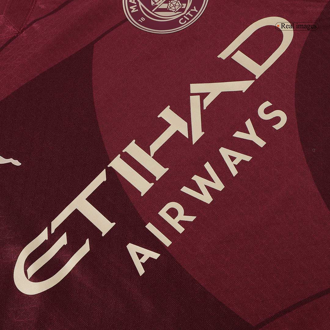 Αυθεντική ποδοσφαιρική φανέλα Manchester City για την τρίτη εκτός έδρας σεζόν 2024/25