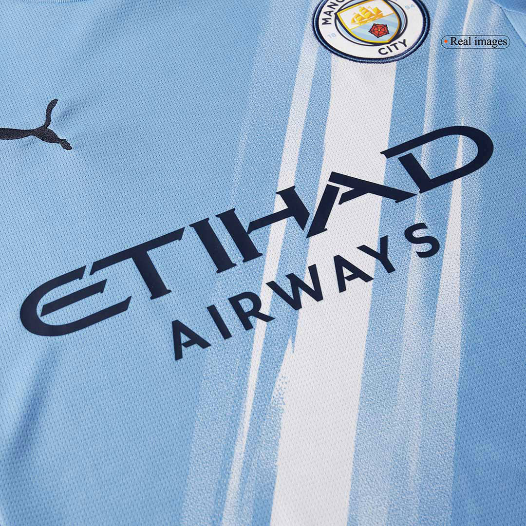 DE BRUYNE #17 Μάντσεστερ Σίτι Εντός ποδόσφαιρο Τζέρσεϊ 2025/26 Μπλε