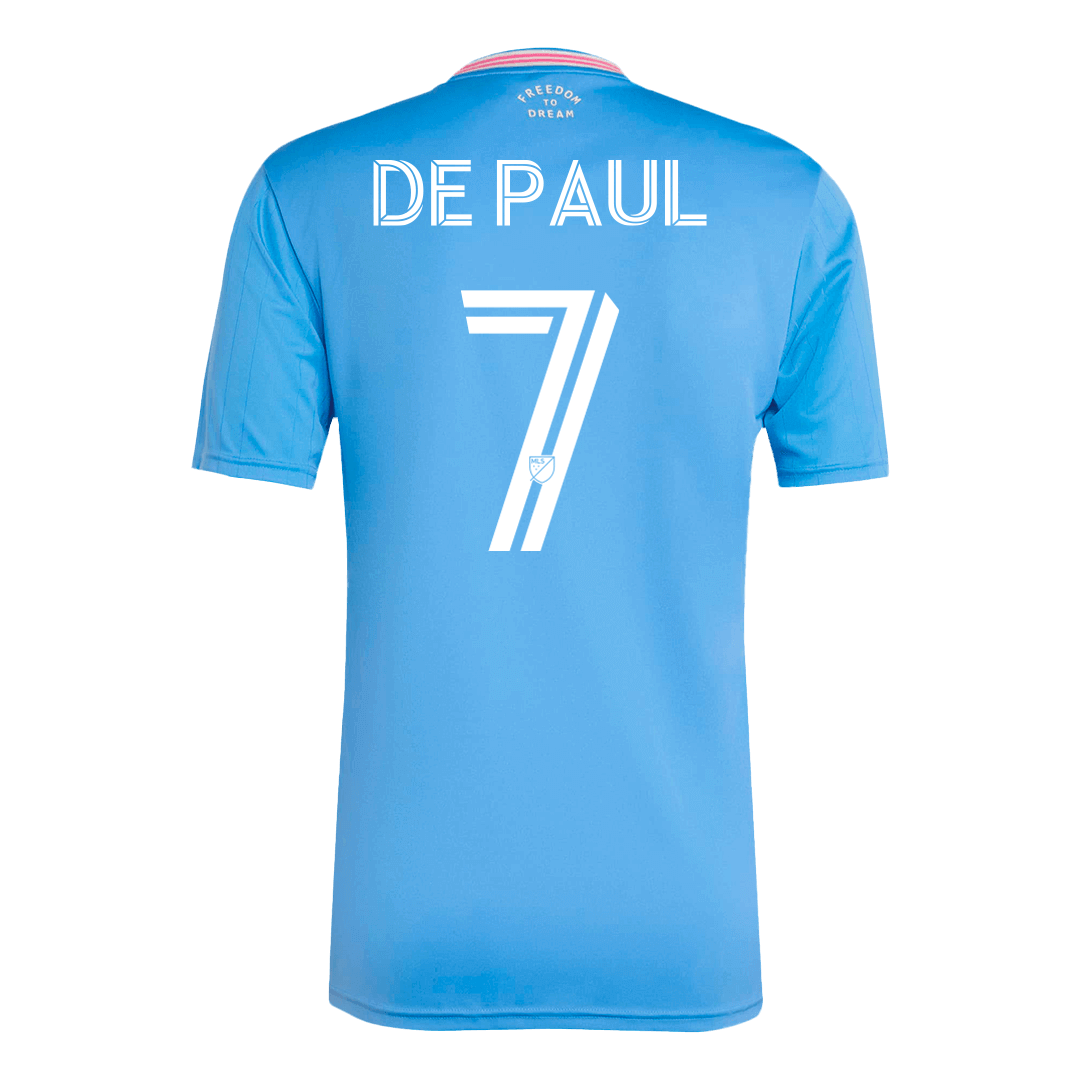 Inter Miami CF DE PAUL #7 Τρίτη Εκτός Έδρας Φανέλα Ποδοσφαίρου 2025
