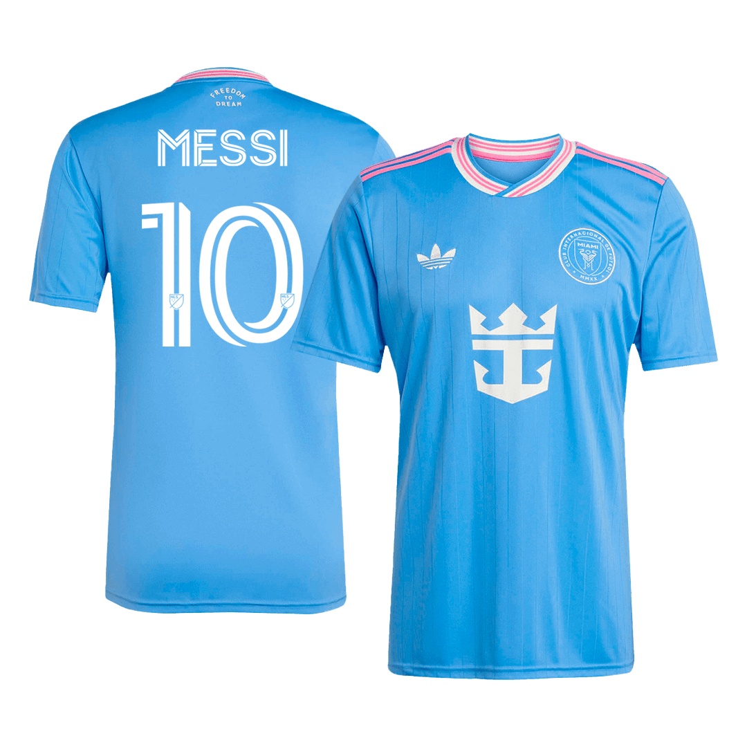 Inter Miami CF MESSI #10 Τρίτη Εκτός Έδρας Φανέλα Ποδοσφαίρου 2025