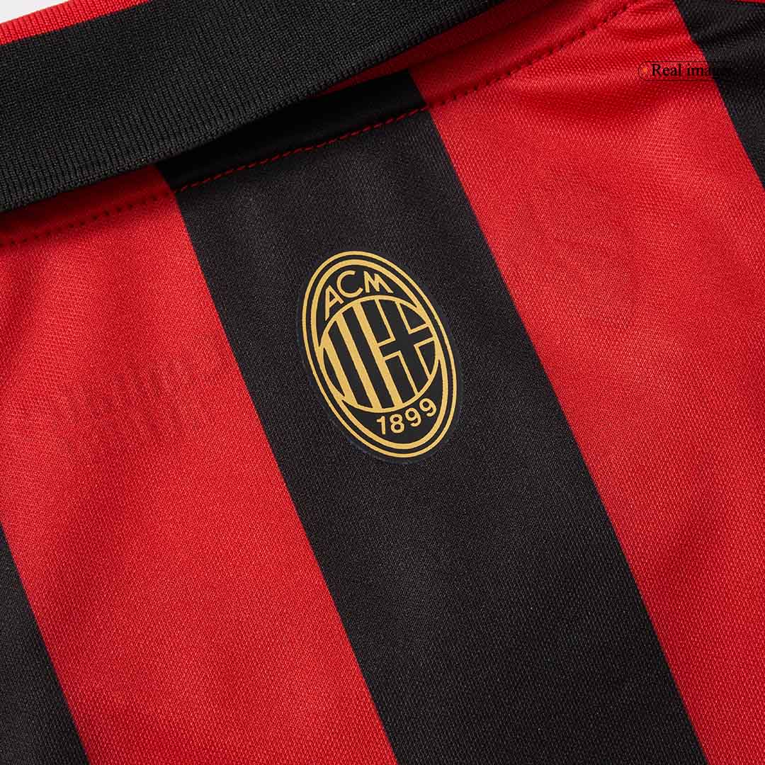 Ρετρό φανέλα ποδοσφαίρου AC Milan με μακριά μανίκια, 125η επέτειος 2024/25