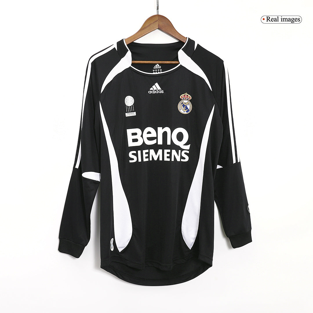 Retro Jersey ERGIO RAMOS #4 Real Madrid Retro Jersey Away Soccer Shirt 2006/07