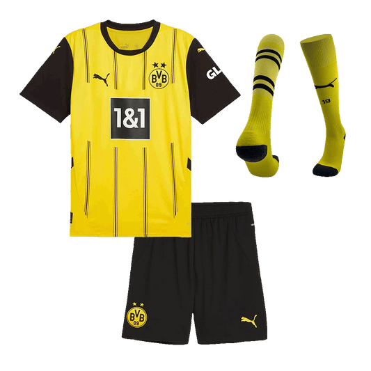 Παιδικές εμφανίσεις Borussia Dortmund Custom Home για το ποδόσφαιρο 2024/25