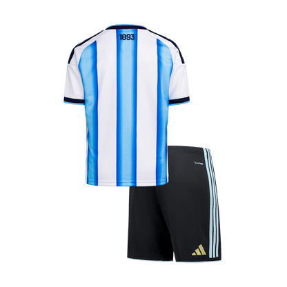 Argentina Home Kids Soccer Jerseys Kit World Cup 2026
