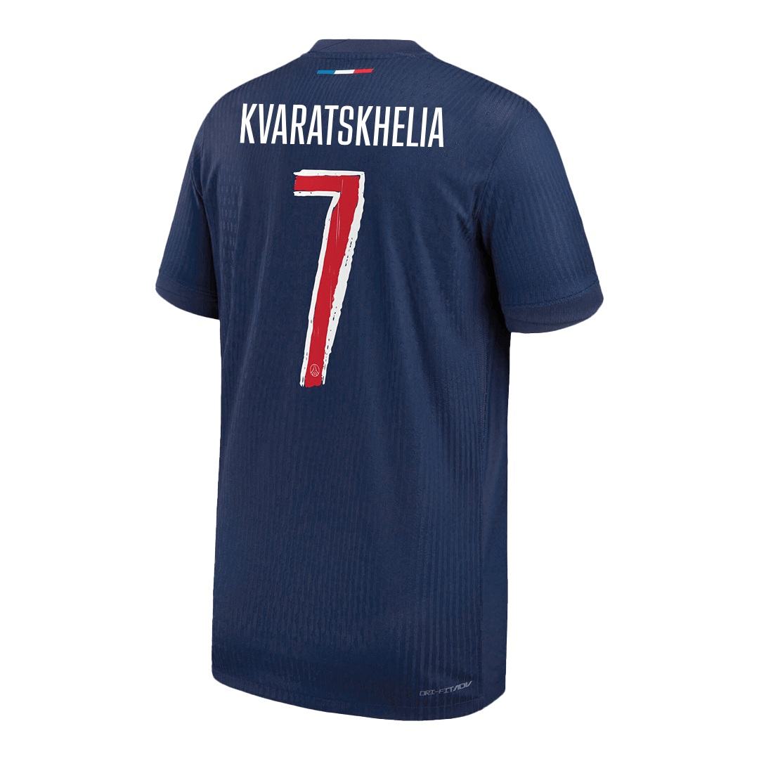 Αυθεντική ποδοσφαιρική φανέλα KVARATSKHELIA #7 PSG Εντός έδρας 2024/25 - UCL