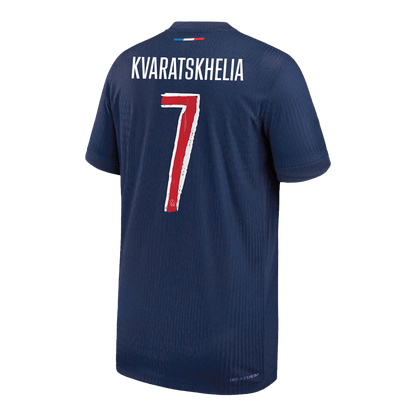 Αυθεντική ποδοσφαιρική φανέλα KVARATSKHELIA #7 PSG Εντός έδρας 2024/25 - UCL
