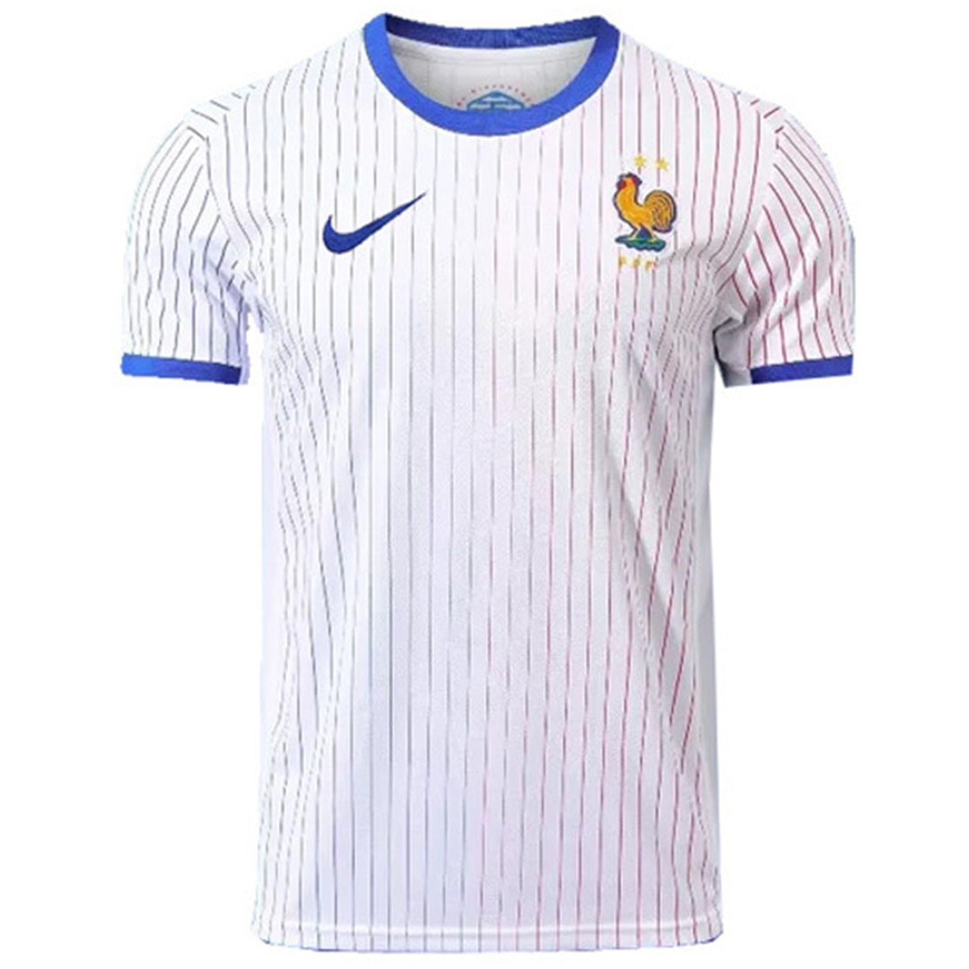 France Away Soccer Jersey Euro