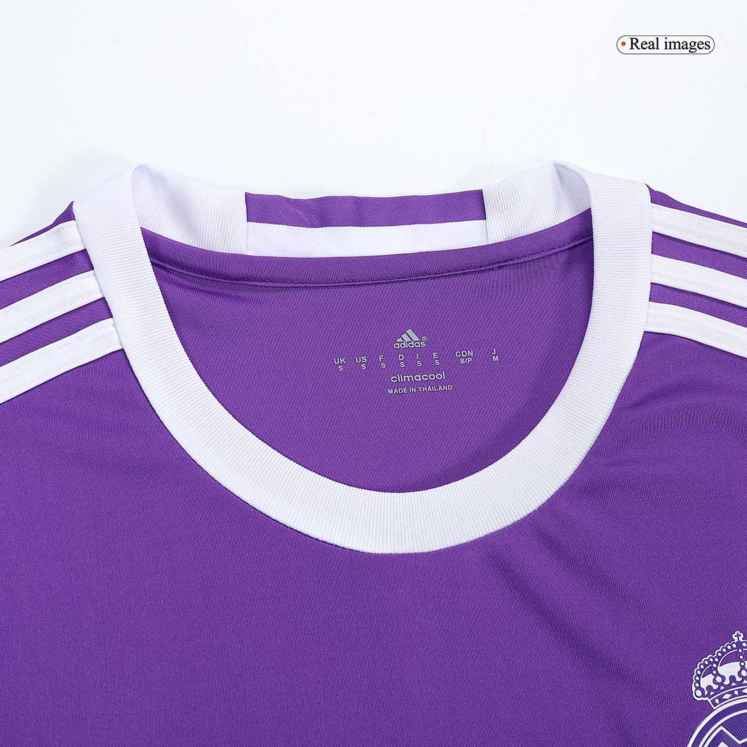 BENZEMA #9 Real Madrid Retro Jersey Away Long Sleeve Soccer Shirt 2016/17