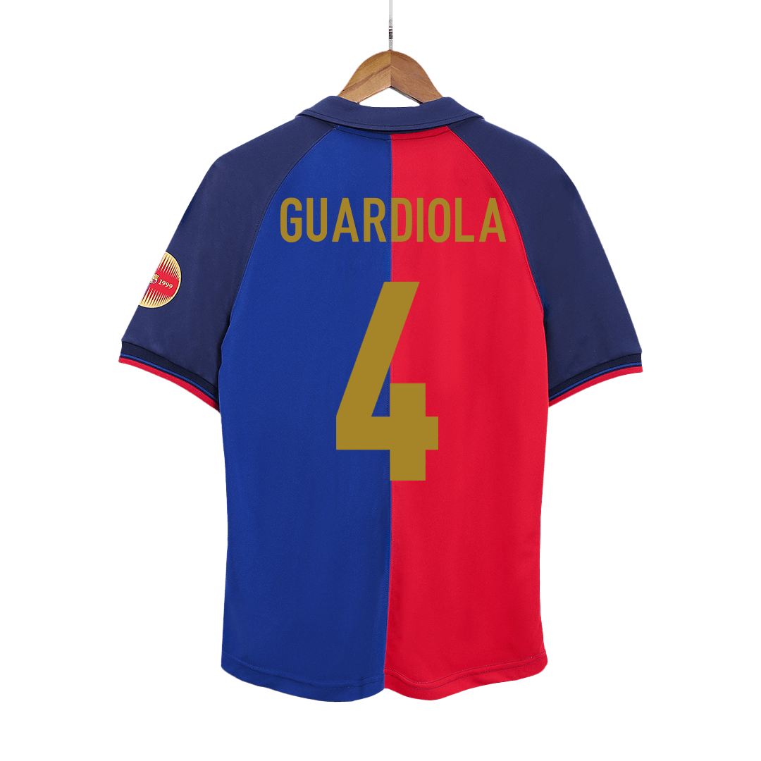 Μπαρτσελόνα Ρετρό φανέλα Εντός 1999/00 GUARDIOLA #4