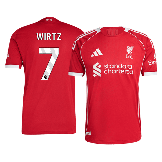 WIRTZ #7 Liverpool Αυθεντική Εντός Έδρας Φανέλα Ποδοσφαίρου 2025/26