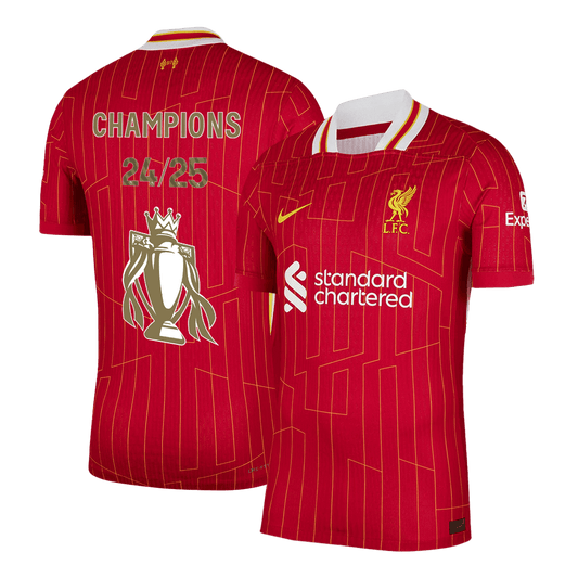 Αυθεντική ποδοσφαιρική φανέλα CHAMPIONS 24/25, εντός έδρας φανέλα Liverpool 2024/25