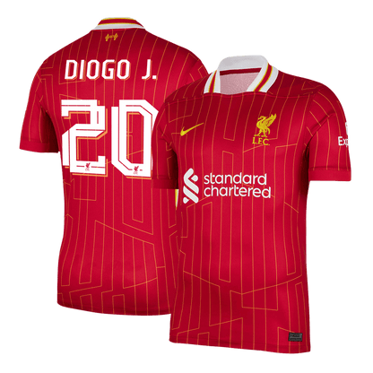 DIOGO J. #20 Λίβερπουλ Εντός έδρας Ποδοσφαιρική Φανέλα 2024/25 Κόκκινη - UCL
