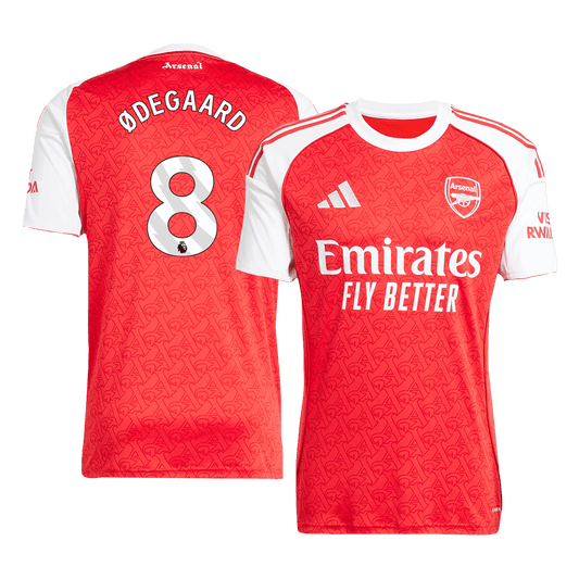 #8 ØDEGAARD Φανέλα Ποδοσφαίρου Εντός Έδρας Άρσεναλ 2025/26