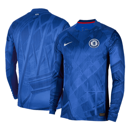 Chelsea Home Long Sleeve Soccer Jersey 2025/26