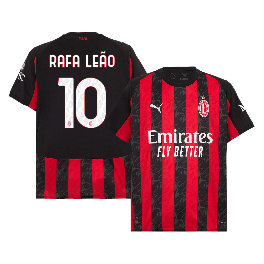Μπανέλα ανδρών AC Milan RAFA LEAO #10 εντός έδρας ποδοσφαίρου 2025/26