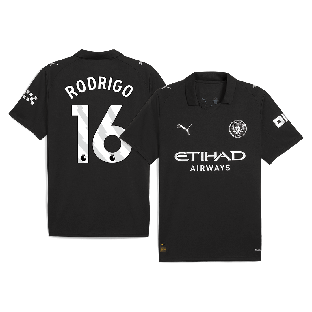 Μάντσεστερ Σίτι φανέλα Εκτός 2025/26 RODRIGO #16