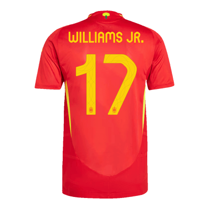 Αυθεντικό WILLIAMS JR. #17 Ποδόσφαιρο Τζέρσεϊ Ισπανίας εντός έδρας μπλουζάκι 2024