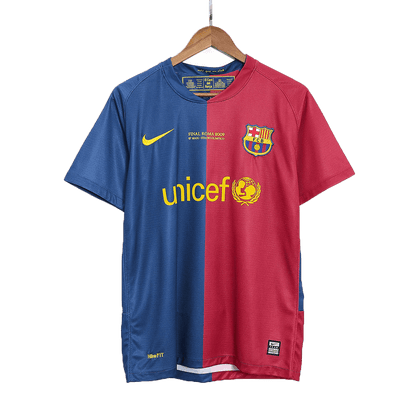 Retro Jersey XAVI #6 Barcelona Retro Jersey Home Soccer Shirt 2008/09 UCL Final