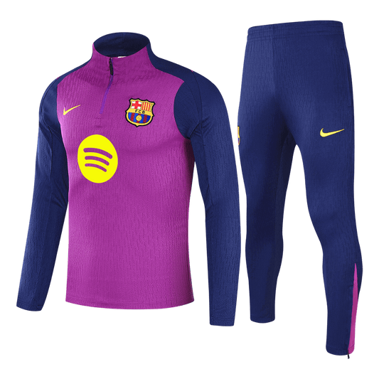 Barcelona 1/4 Zip Tracksuit 2025/26 Purple