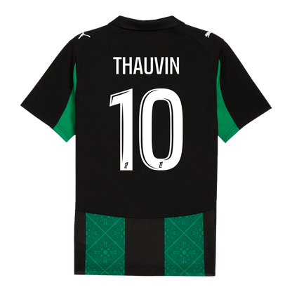THAUVIN#10 RC Lens Away Soccer Jersey 25/26 Green&Black