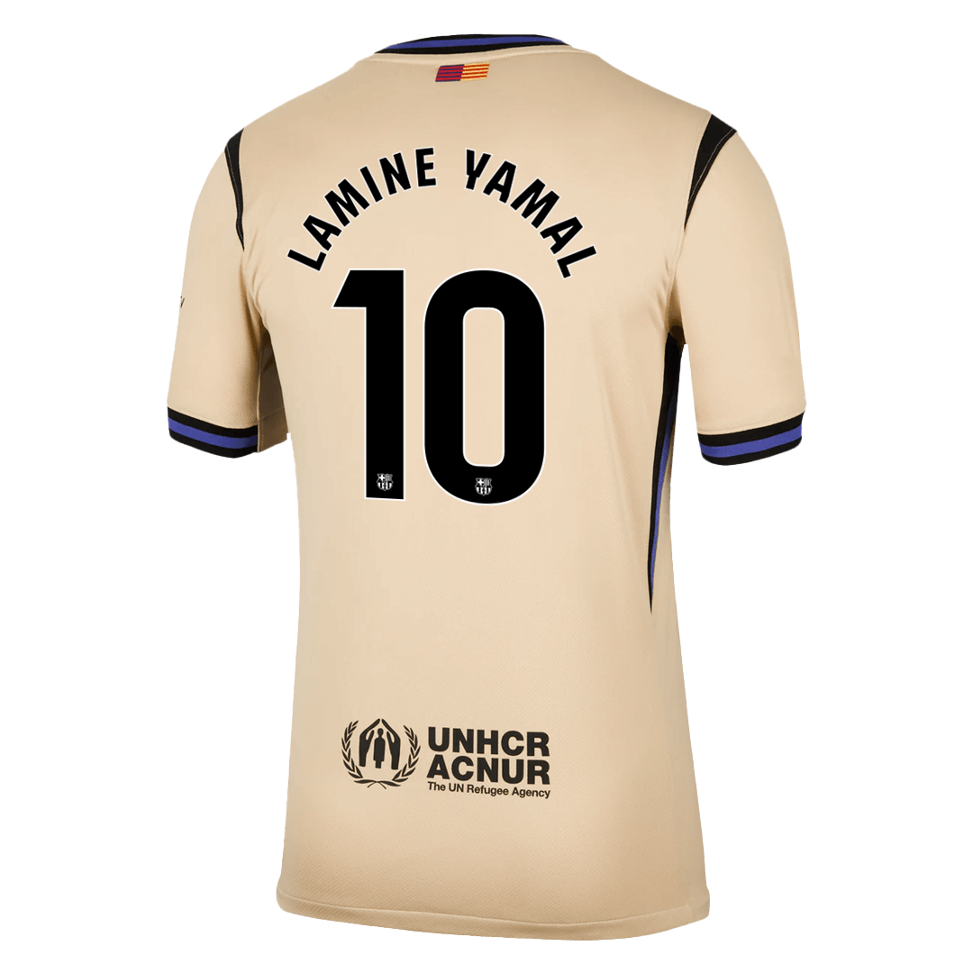 Μπαρτσελόνα φανέλα Εκτός 2025/26 LAMINE YAMAL #10