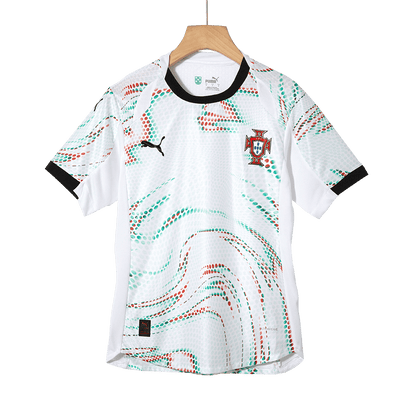 RONALDO #7 Authentic Portugal Away Soccer Jersey 2025 White