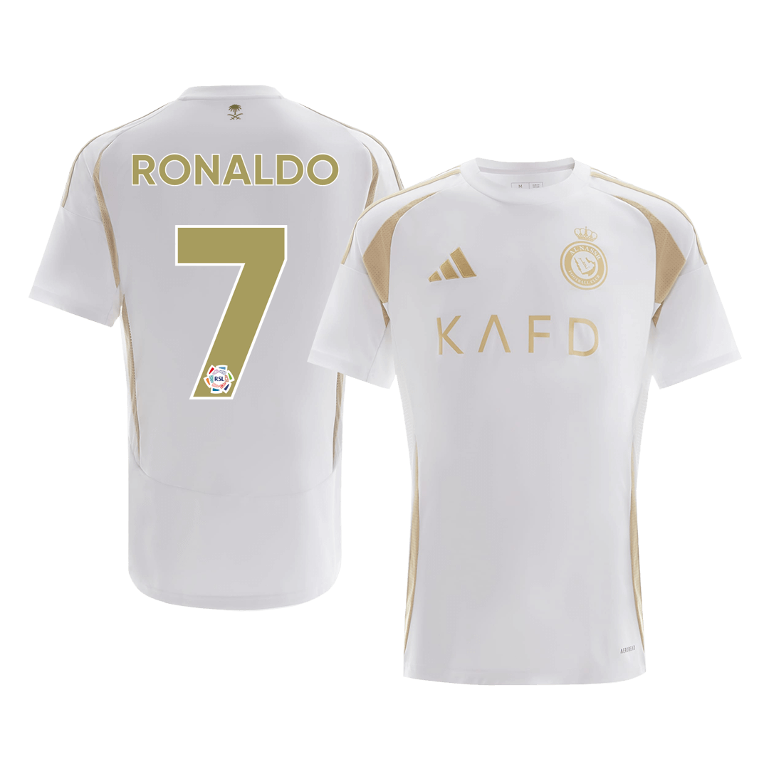 RONALDO #7 Προσαρμοσμένη φανέλα ποδοσφαίρου Al Nassr Third Away 2024/25