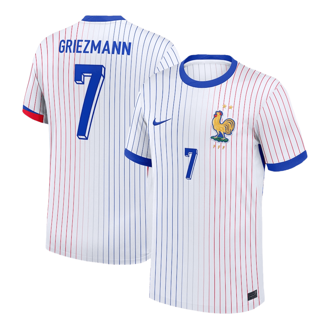 GRIEZMANN #7 Προσαρμοσμένη φανέλα France Soccer Jersey Away 2024