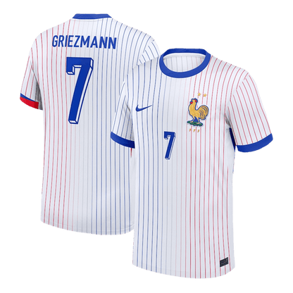 GRIEZMANN #7 Προσαρμοσμένη φανέλα France Soccer Jersey Away 2024
