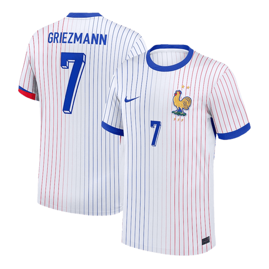GRIEZMANN #7 Προσαρμοσμένη φανέλα France Soccer Jersey Away 2024