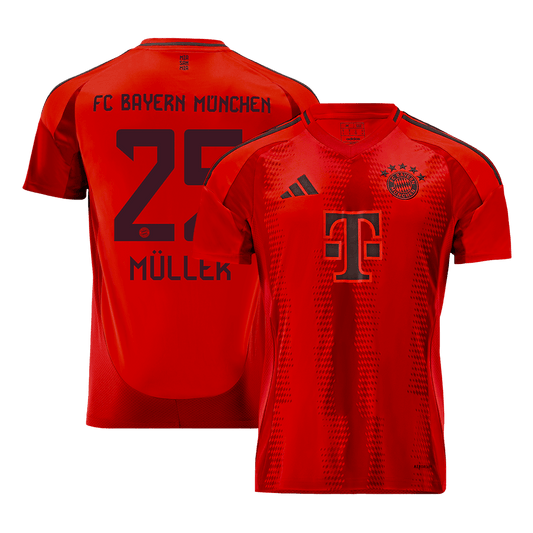 Φανέλα Μπάγερν Μονάχου Custom MULLER #25 Φανέλα Ποδοσφαίρου Αρχική 2024/25