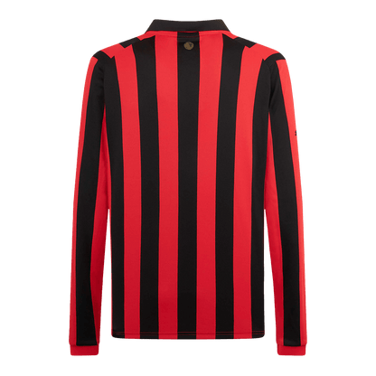 Ρετρό φανέλα ποδοσφαίρου AC Milan με μακριά μανίκια, 125η επέτειος 2024/25