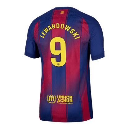 Μπαρτσελόνα φανέλα Εντός 2025/26 LEWANDOWSKI #9 - Match Version