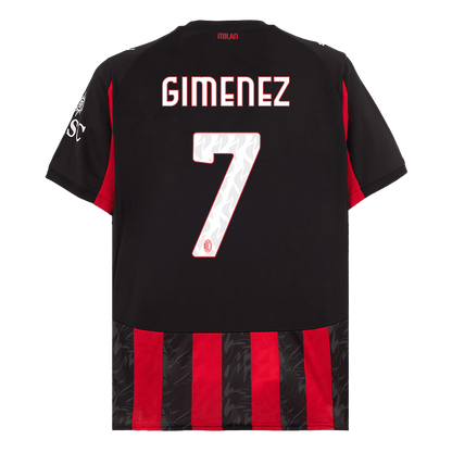 Μπανέλα ανδρών AC Milan GIMENEZ #7 εντός έδρας ποδοσφαίρου 2025/26